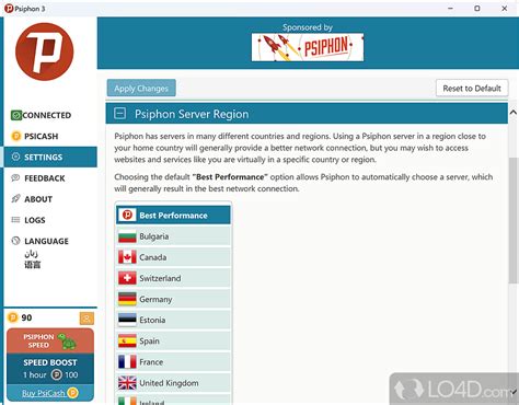 Download Psiphon for Windows .